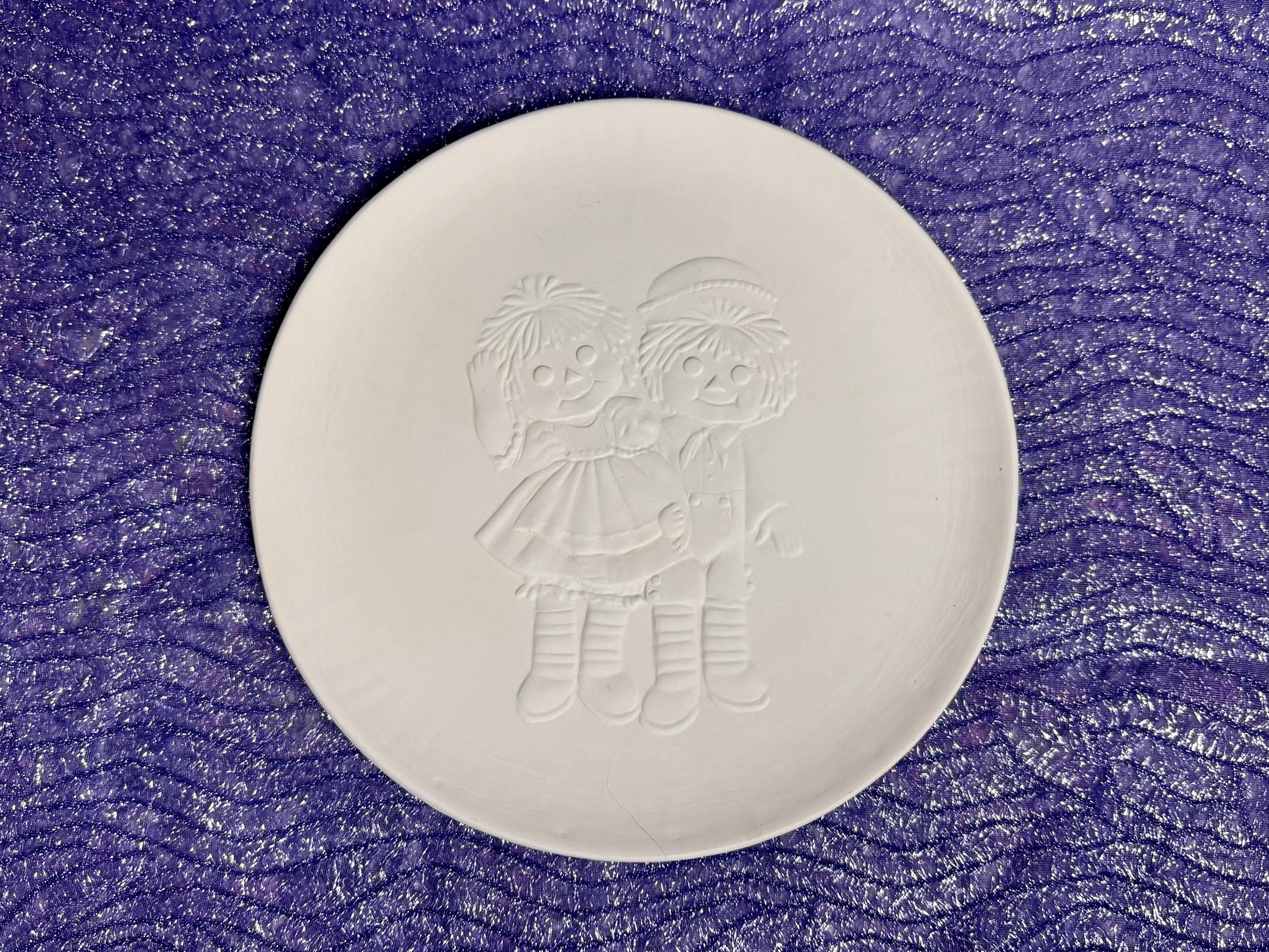 Raggedy Ann and Andy Plate - Etsy