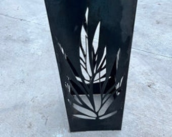 Agave Garden Column, Landscape Art, Steel Metal Art, Zen Garden