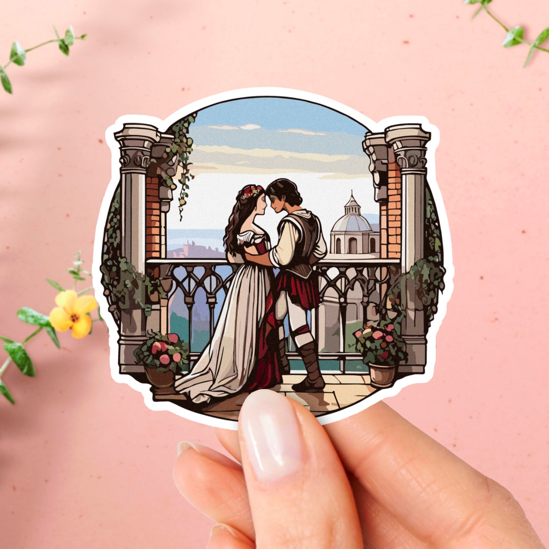 Shakespeare Romeo and Juliet Vinyl Sticker Book Lover Romance Reader ...