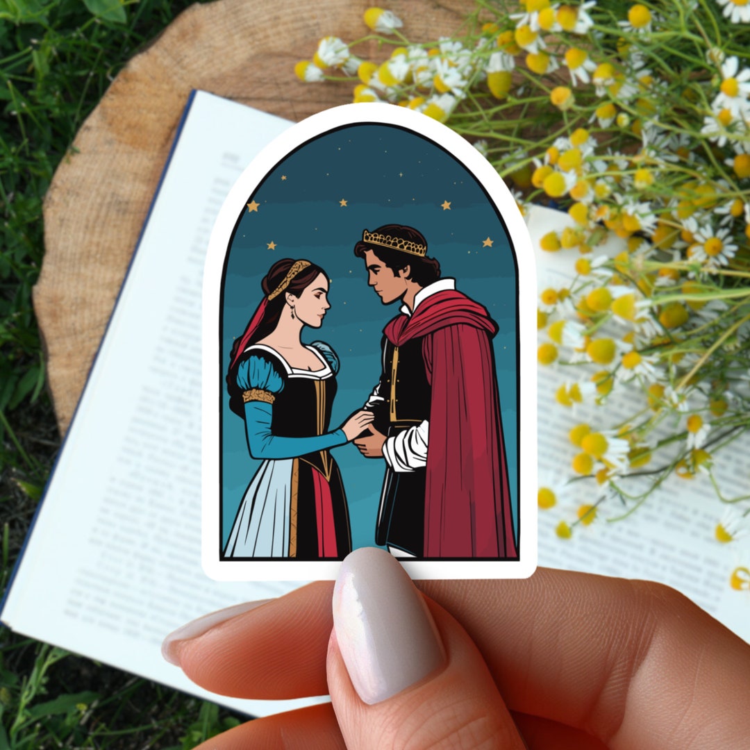Sticker Julit Shakespeare Romeo and Juliet Vinyl Sticker Book Lover Gift Smut Reader ...