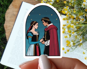 Romeo and Juliet Vinyl Sticker: Book Lover Gift
