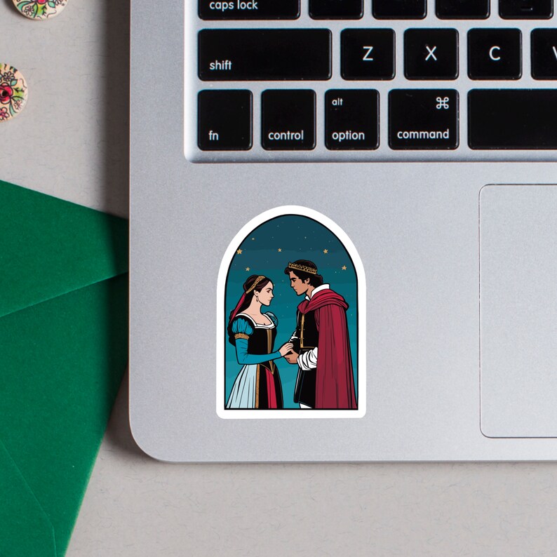 Sticker Julit Romeo and Juliet Vinyl Sticker: Book Lover Gift - Etsy