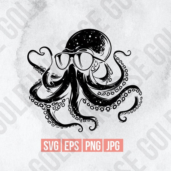 Octopus Decal, Octopus Svg, tentacle Svg, octopus T-Shirt, kraken svg Svg, ocean Svg, Printable, Png, octopus Printable clipart, Octopus png