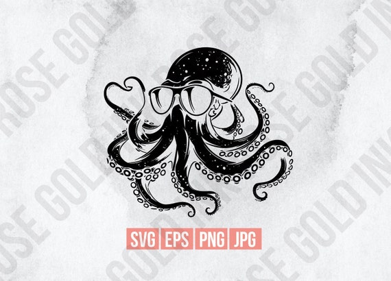 Octopus Decal, Octopus Svg, tentacle Svg, octopus T-Shirt, kraken svg Svg, ocean Svg, Printable, Png, octopus Printable clipart, Octopus png