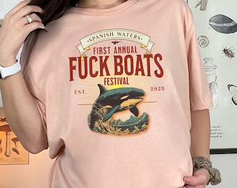 Camiseta con gráfico retro de orca y ballena: Camiseta para la conservación del océano
