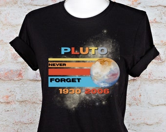 Pluto Never Forget-sweater: cadeau retro astronomieliefhebber