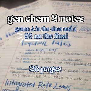 Notes de chimie générale 2