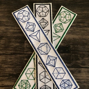 DnD Dice Embroidery Patch