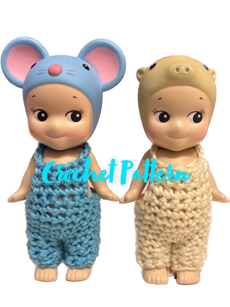 Sonny Angel Overalls Crochet Pattern Etsy