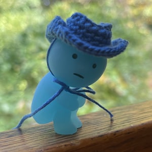 Smiski Crochet Cowboy hat crochet pattern