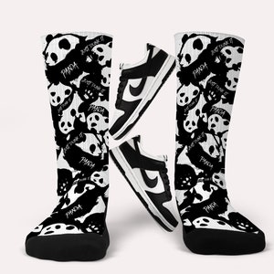 Dunk Panda Socks V2- Matching Custom Socks