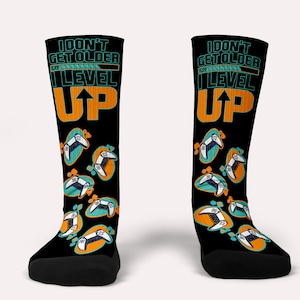 Dad Gamer Socks V2- Matching Custom Socks
