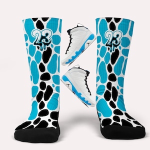 Jordan 9 Powder Blue-Matching Custom Socks