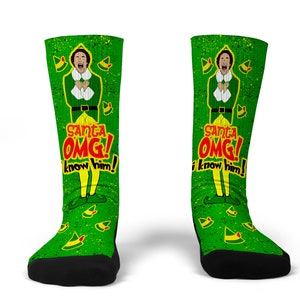 Elf Santa Socks-Custom Socks
