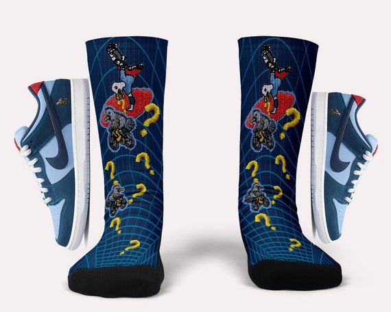 nike dunk low socks