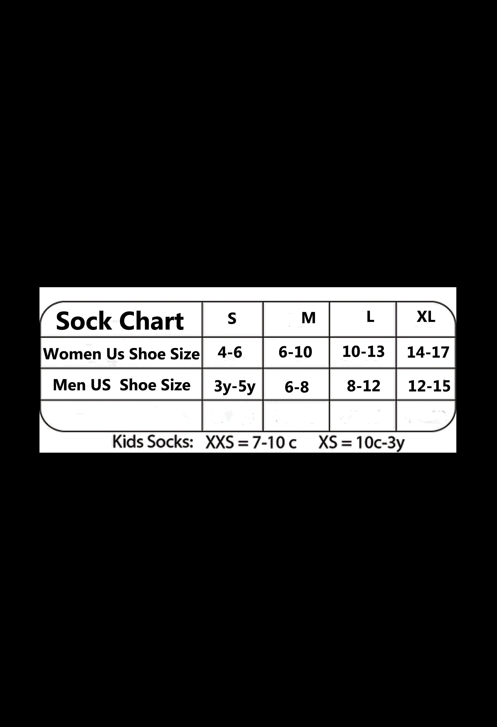 Women's sock store size conversion