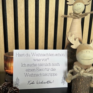Lustige personalisierte Weihnachtskarte/Personalized christmas Card/Frohe Weihnacht/Geschenk zu Weihnachten/Freunde/Familie/Grußkarte