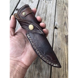 9 INCH HAND MADE PURE COW LEATHER SHEATH FOR KNIVES & OTHER TOOLS