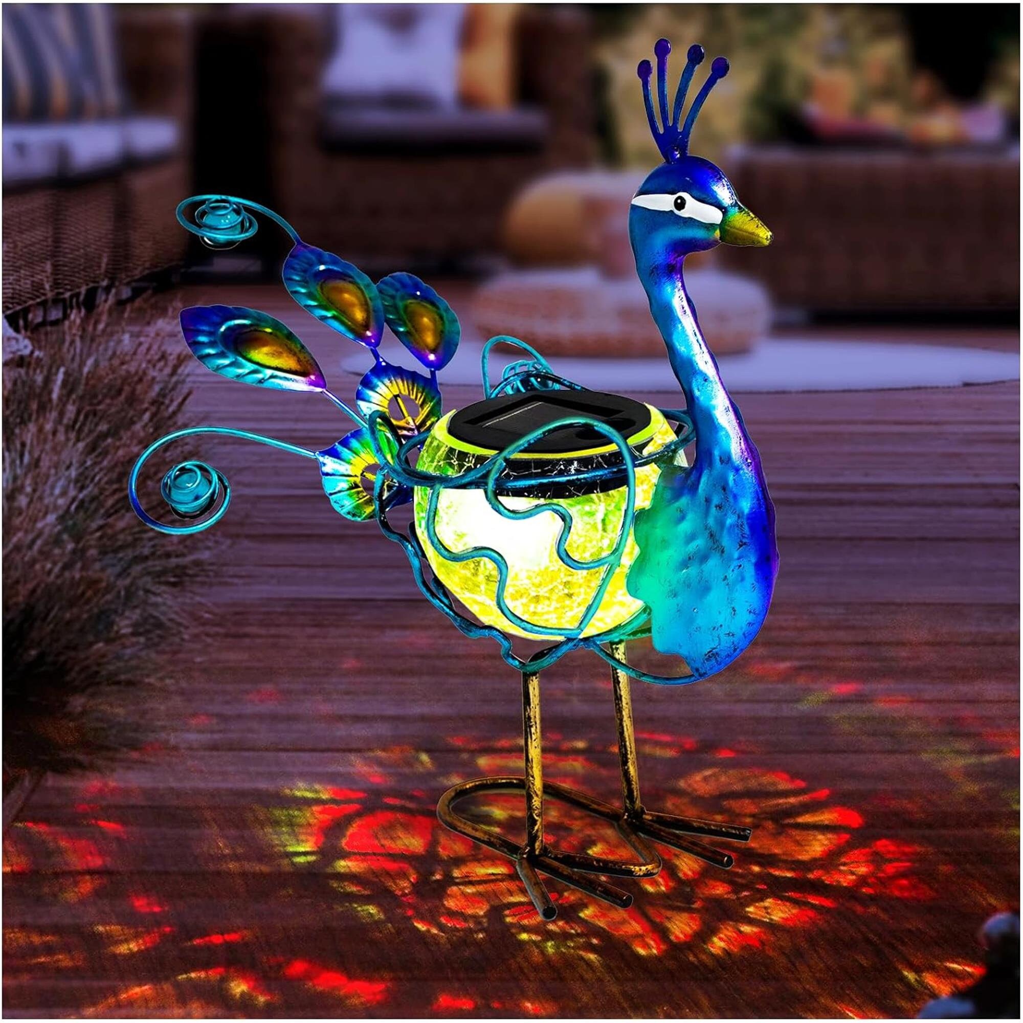 Peacock cheap light decoration