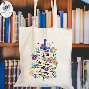 Fourth Wing Tote Bag, Basgiath War College, Gifts For Readers, Booktok Merch, Fantasy Books, Bookish Gift Tote Bag,Book lover, Dragon Rider