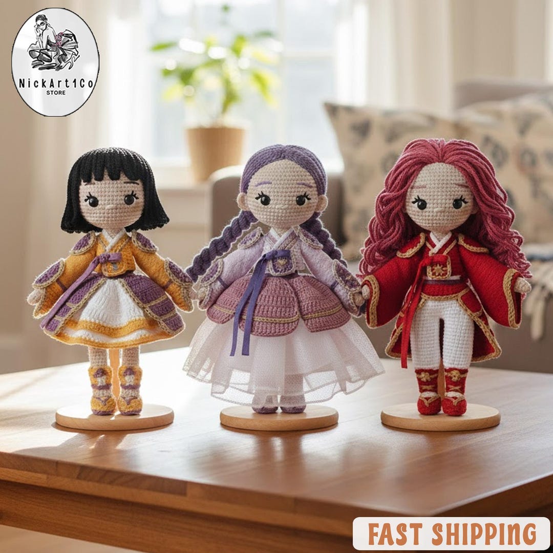 Poupée Rumi Hanbok Huntrix Kpop Demon Hunter : Rumi, Mira et Zoey, poupée au ...