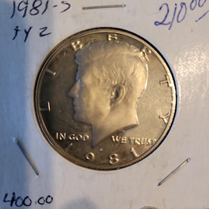Kennedy Half Dollar 1981