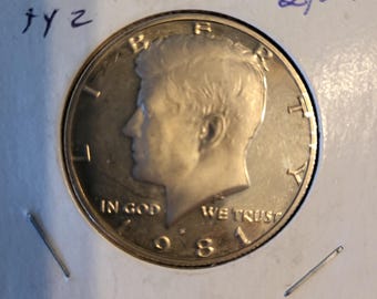 Kennedy Half Dollar 1981