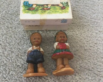 Vintage Hansel and Gretel Figurines Soaps