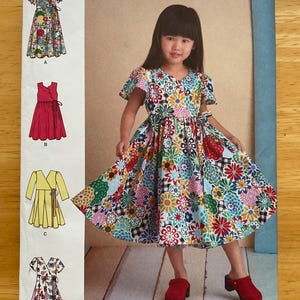 Simplicity Little Girl Twirl Dress Sewing Pattern