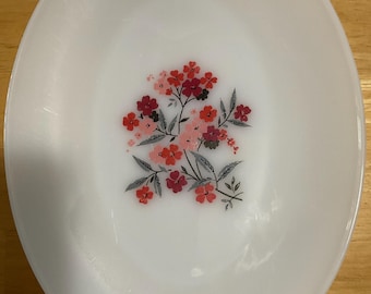 1960 Milk Glass Oval Platter by Fire King