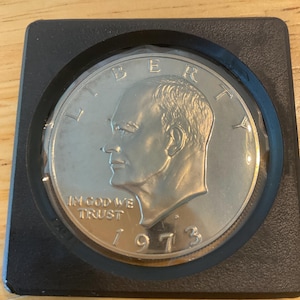 Eisenhower Silver Dollar 1973