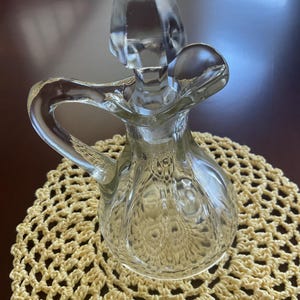 Vintage Glass Cruet with Stopper 1950’s