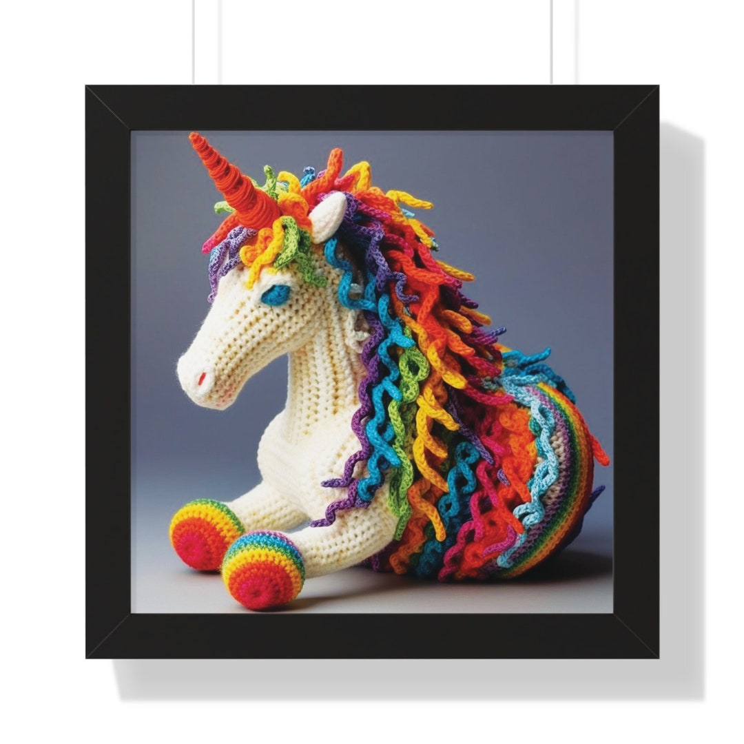 Unicorn, Framed Unicorn Print Unicorn Poster Premium Unicorn Wall Art ...