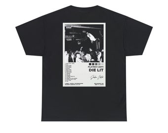 Playboi Carti Rockstar Made Heavy Cotton Rep Tee Shirt MD 