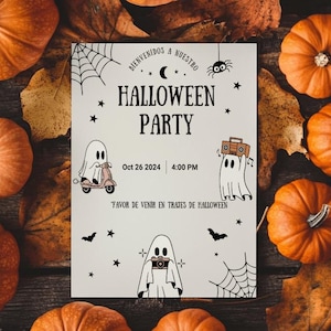 Witches Night Out Halloween Invitation Template: Editable Canva Template