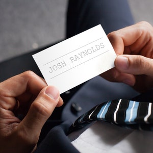 Business Card Template Two-Sided, Digitable Business Cards, Downloadable Business Card Template, Print-Ready Business Card