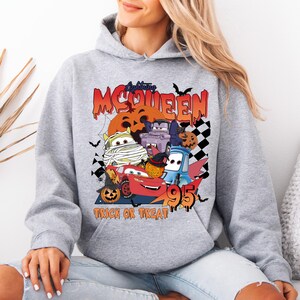 Lightning McQueen Halloween Hoodie, Disney Cars Trick or Treat Pullover image 3