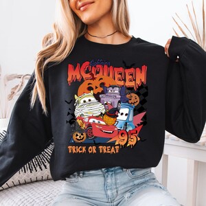 Lightning McQueen Halloween Hoodie, Disney Cars Trick or Treat Pullover image 4