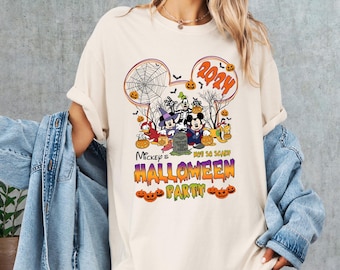 Comfort Colors Mickey's Halloween Party Shirt, Spooky Disney Tee