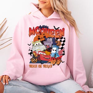 Lightning McQueen Halloween Hoodie, Disney Cars Trick or Treat Pullover image 7