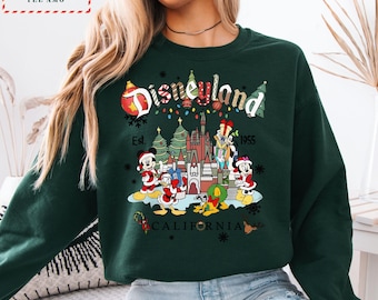 Disneyland Christmas Hoodie: Mickey & Friends Holiday Sweatshirt