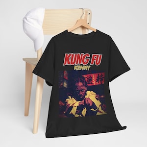 KungFu Kenny Kendrick Lamar T-Shirt, Kendrick Lamar Inspired Not Like Us Graphic Tee Vintage 90&#39;s Comic Style Euphoria, Music Fan Gift