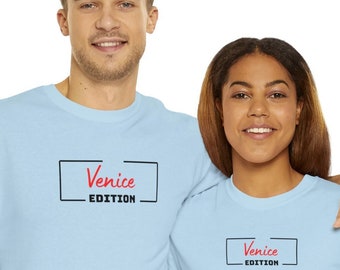 Venice Edition T-Shirt, Cotton Tee, Italy Vacation Shirt, Honeymoon, Family Vacation Tshirt