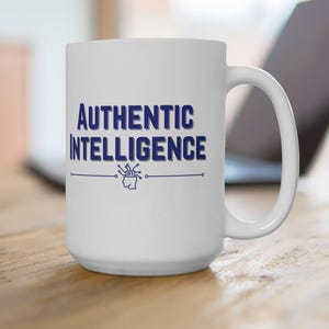 Funny AI Mug Humorous Coffee Cup for Tech Lovers Gift for Programmers & AI Enthusiasts Cute Office Decor Right Handed Mug Left Handed Mug