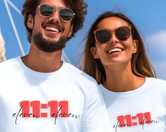 Camisa Angel Numbers 1111, camiseta onze onze numerologia, camiseta espiritual, camiseta macia unissex, Lightworker