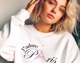 Paris Sweatshirt Travel Lovers Gift Unique Francophile Shirt For France Trip French Themed Gift Cozy Sweatshirt Stylish Travel Wear Unisex