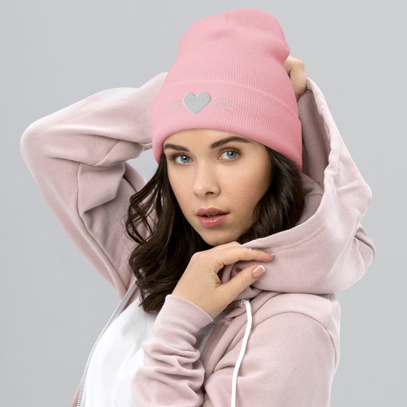 Pink Whiskers Beanie - Compatible With Feng Min Cosplay From