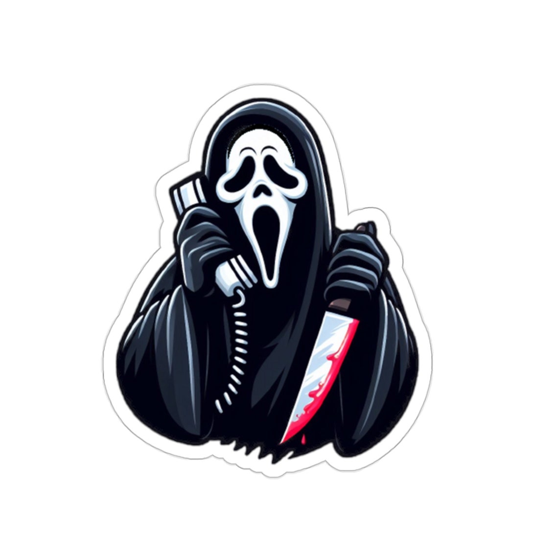 Mini Slasher Sticker Slasher Sticker, Horror Sticker, Horror Movie Sticker, Slasher Sticker ...
