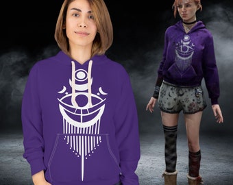Purple Mystic Hoodie: Compatible with a Mikaela Reid Cosplay from DbD (Dead by Daylight Cosplay)