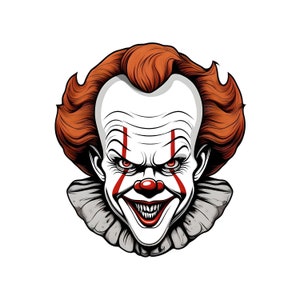 Pennywise svg, Pennywise png, Pennywise, Filme de terror svg, Penny Wise, Penny Wise PNG, Stephen King svg, Stephen King IT, Palhaço assustador svg